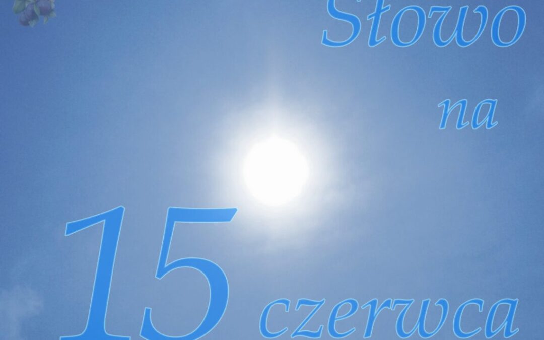 Medytacja tygodnia Niedziela Trójcy Świętej, rok C 15 czerwca 2025 r.